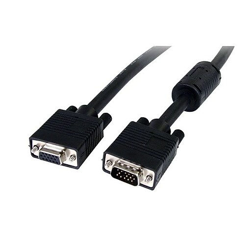 StarTech 15' HD15 VGA Monitor Extension Cable, White (MXT105) Staples