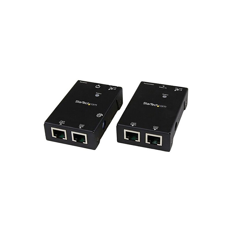 StarTech 165' HDMI® Over Cat 5/Cat 6 Extender With Power Over Cable, Black (ST121SHD50) image 1