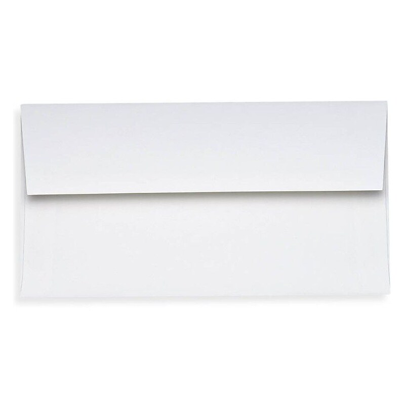 LUX Photo Greeting Invitation Envelopes (4 3/8 x 8 1/4) 250/Box, 70lb. Bright White (PHGC1-250) image 1