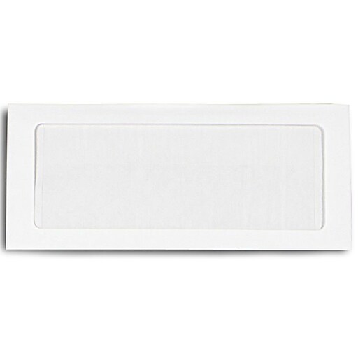 LUX Moistenable Glue #10 Full Face Window Envelopes (4 1/8 x 9 1/2 ...