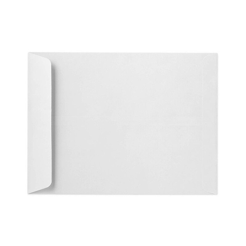 LUX 28lbs. 11" x 17" Open End Flap Jumbo Envelopes, Bright White, 500/BX image 1
