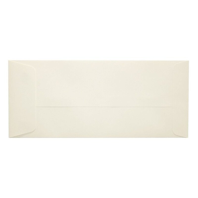 LUX 70lbs. 4 1/8" x 9 1/2" #10 Open End Envelopes, Natural, 250/BX image 1