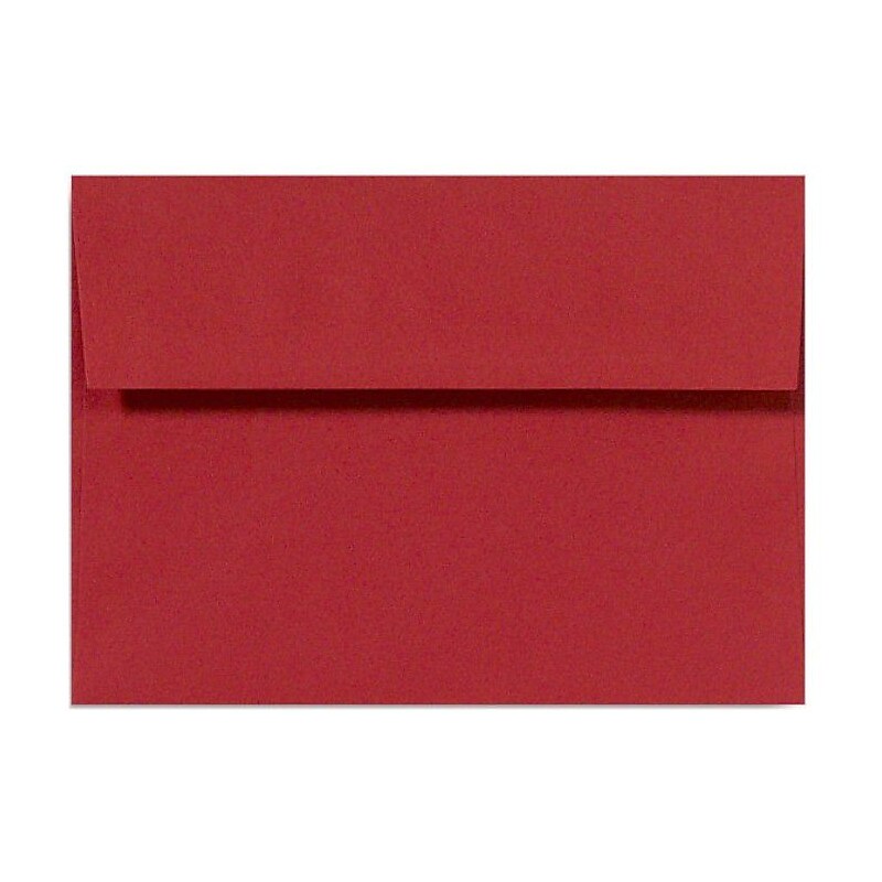 LUX A10 Invitation Envelopes (6 x 9 1/2) 250/Box, Holiday Red (67153-250) image 1