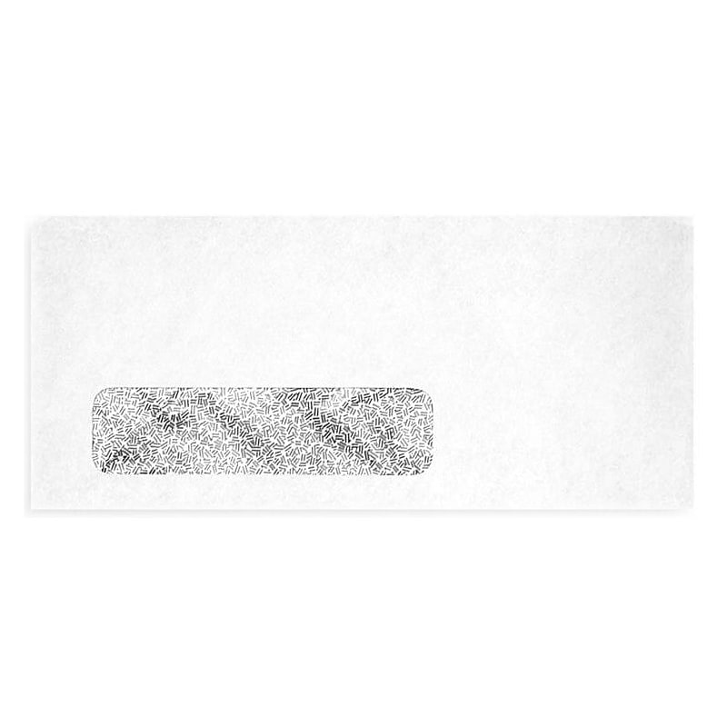 LUX Moistenable Glue Security Tinted #9 Window Envelope, 3 7/8" x 8 7/8", White, 250/Box (61549-250) image 1