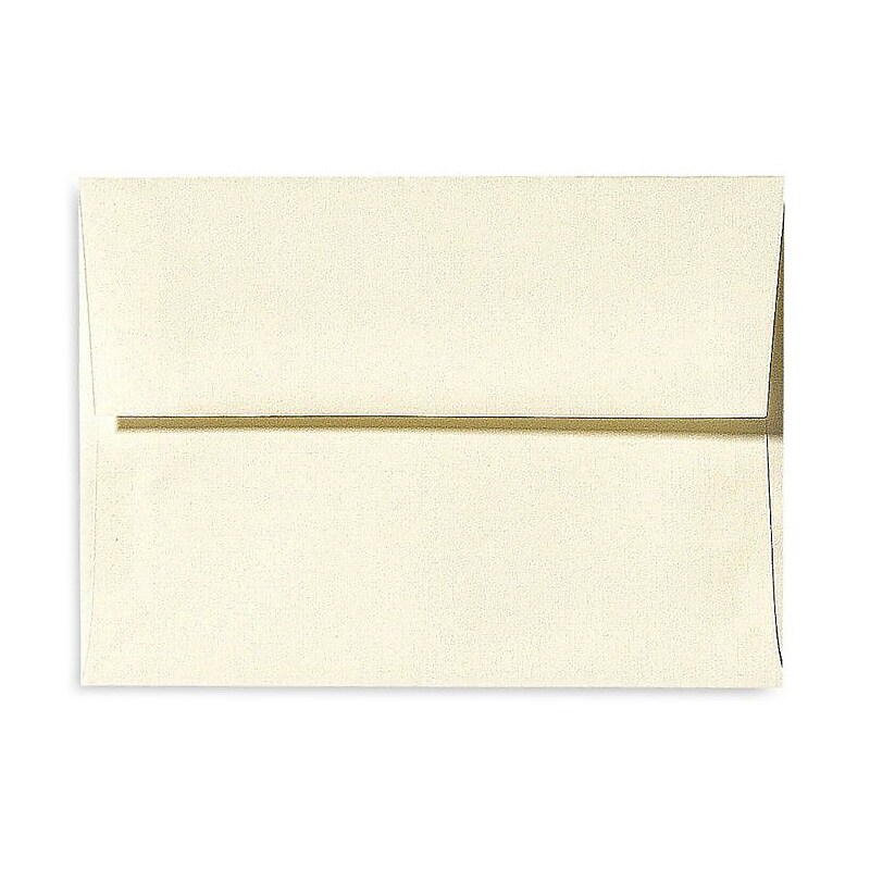 LUX A6 Invitation Envelopes, 4.75" x 6.5", Natural Linen, 250/Box (4875-NLI-250) image 1