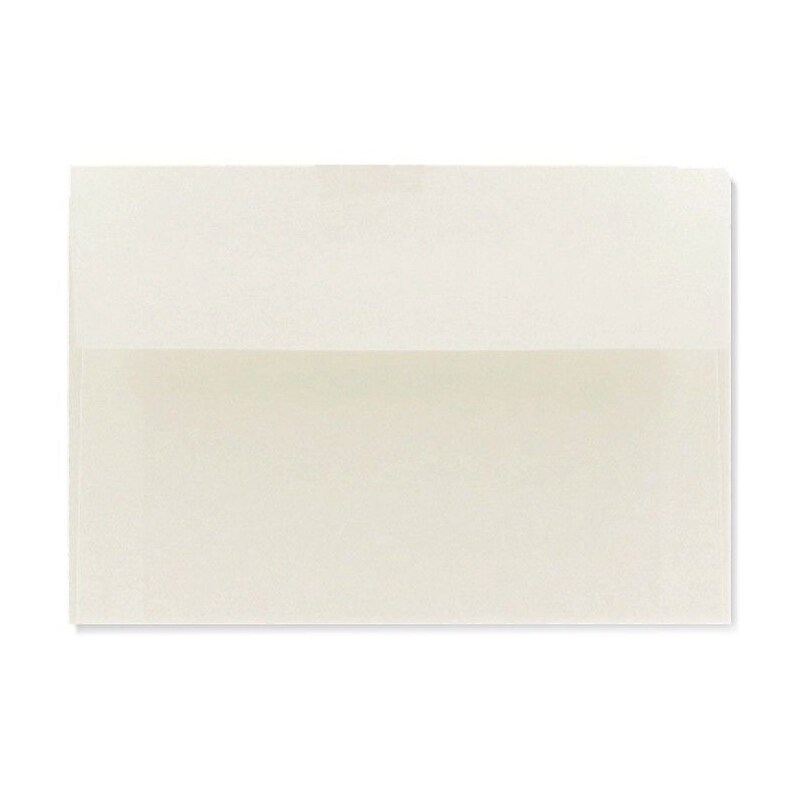 LUX A1 Invitation Envelopes (3 5/8 x 5 1/8) 500/Box, Natural White - 100% Cotton (4865-SN-500) image 1