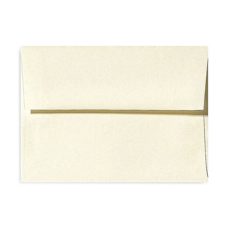 LUX A1 Invitation Envelopes (3 5/8 x 5 1/8) 500/Box, Natural Linen (4865-NLI-500) image 1