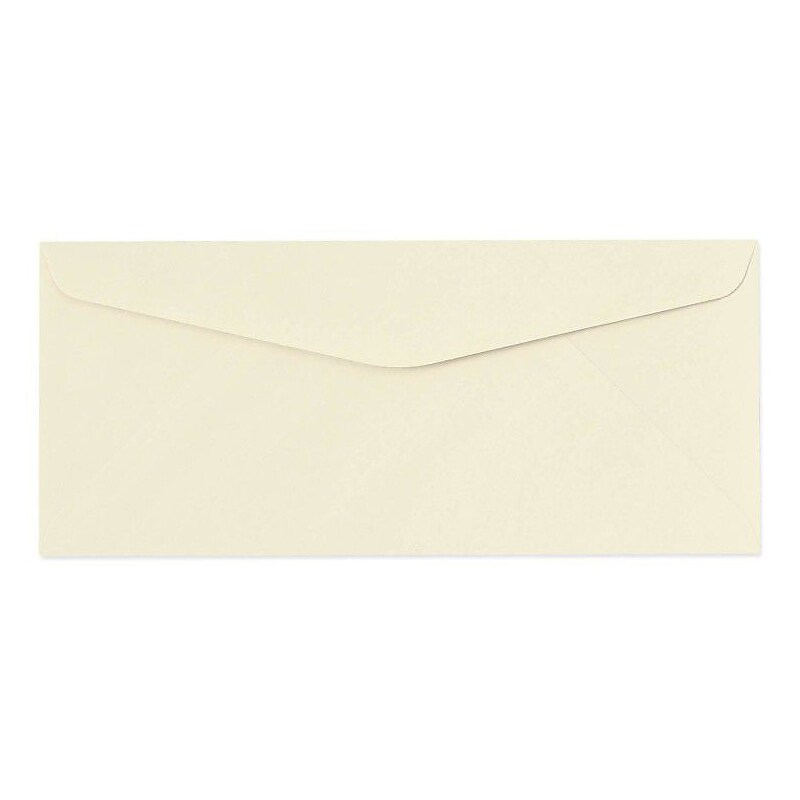 LUX 80lbs. 3 7/8" x 8 7/8" #9 100% Recycled Regular Envelopes, Natural, 250/BX image 1