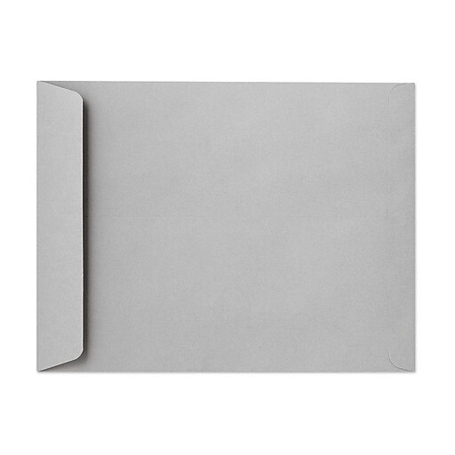 LUX® 28lbs. 10" x 13" Open End Envelopes, Gray Kraft, 500/BX Staples