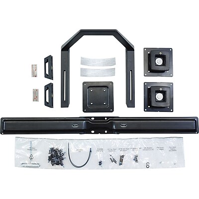 Ergotron Dual Monitor & Handle Kit Arm, Up to 26″, Black (RW6973) Sansujyuku sansujyuku.com