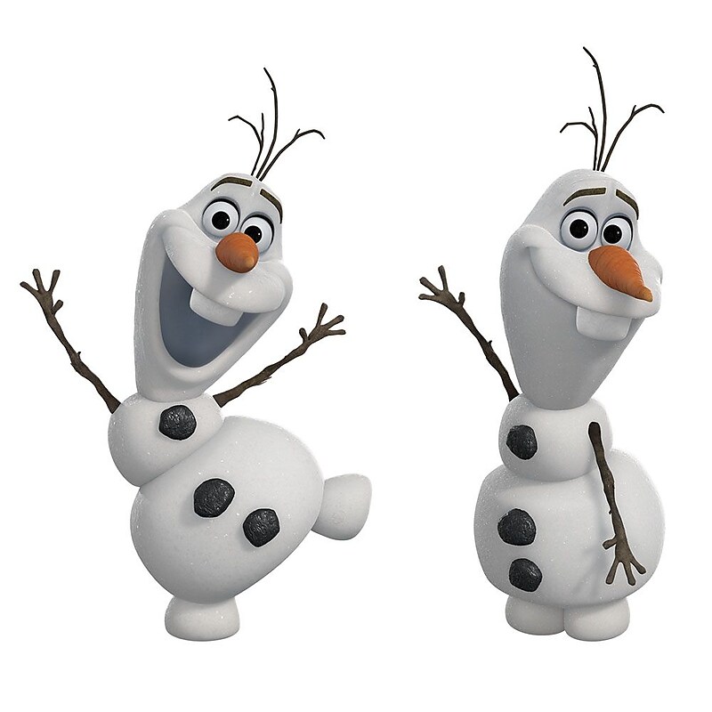RoomMates® Frozen Olaf The Snow Man Peel and Stick Giant Wall Decal, 9" x 40" image 1