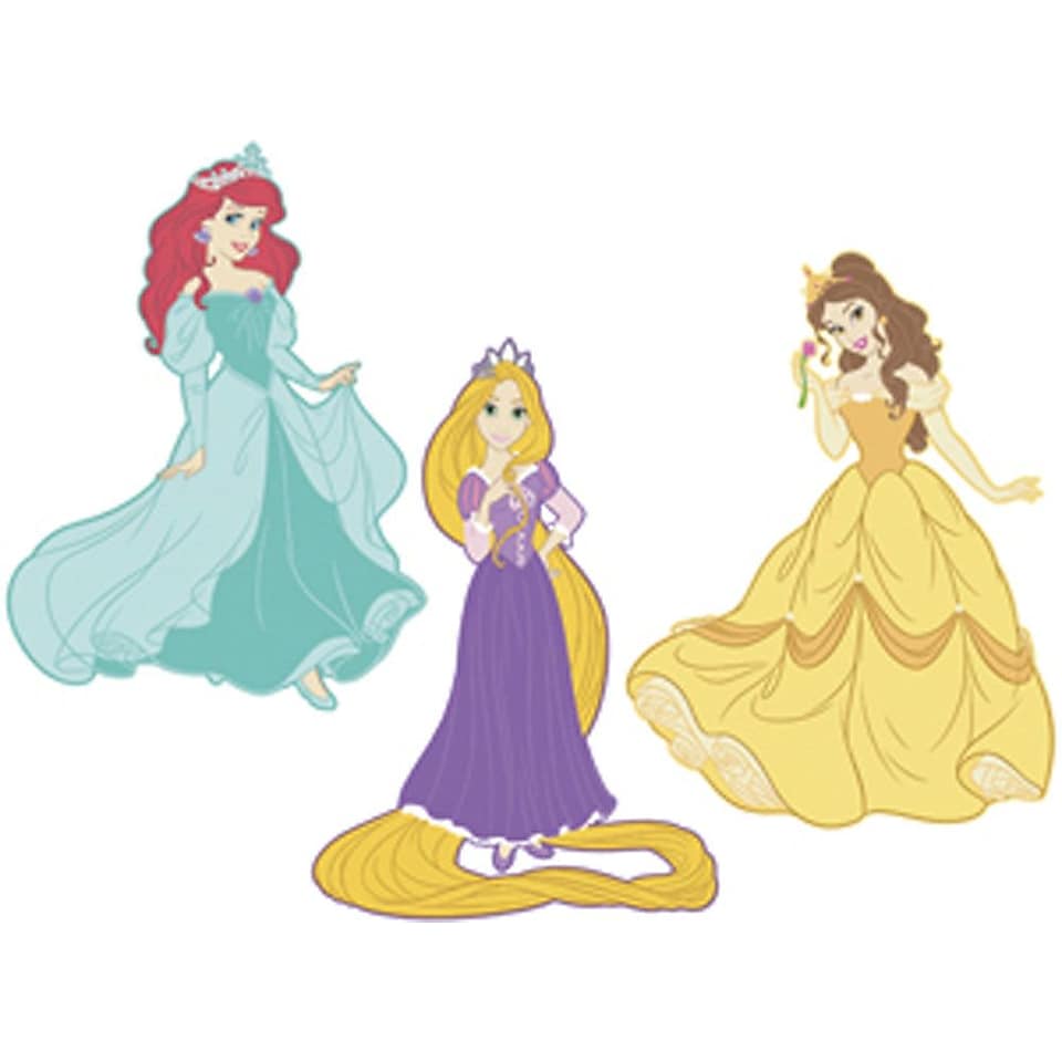 RoomMates Disney Princess Foam Characters Wall Decal