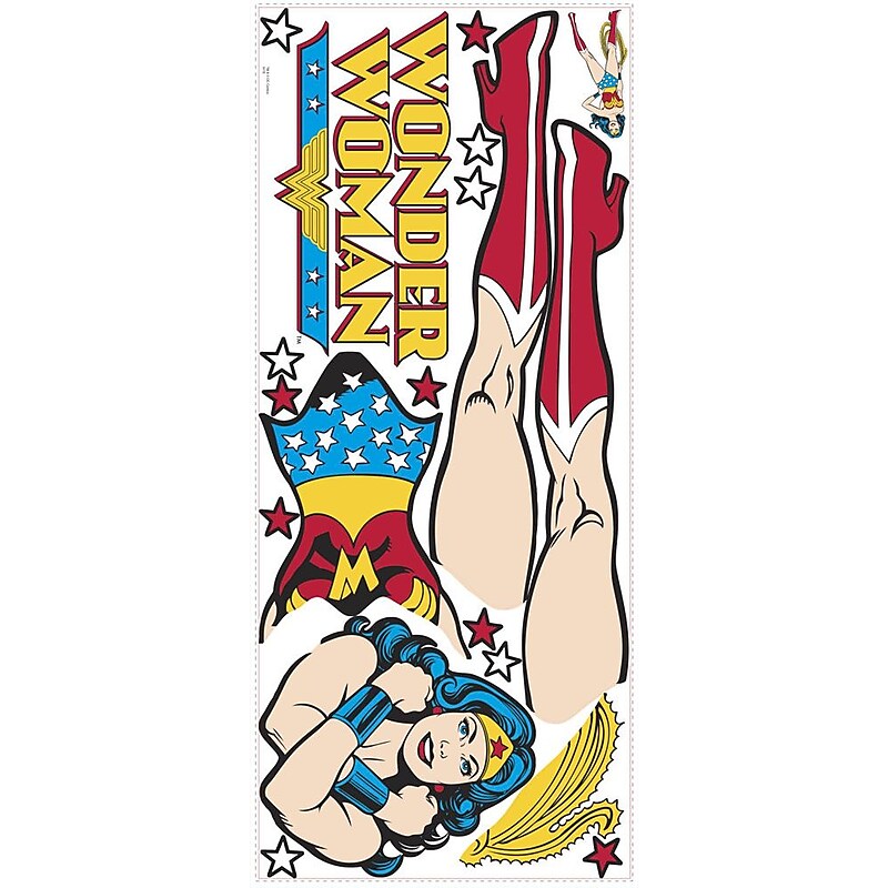 RoomMates® Classic Wonder Woman Peel and Stick Giant Wall Decal, 18" x 40" image 1