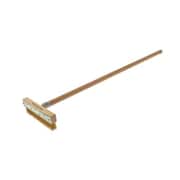 American Metalcraft 1597, 40 inch Wood Handle Oven Brush w/Brass Bristles and Steel... by