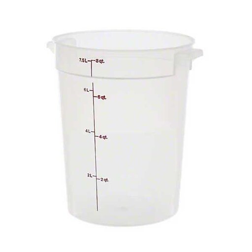 Cambro RFS8PP190, 8 qt Polypropylene Round Food Storage Container Staples