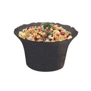 Carlisle 3 2/5 qt Petal Mist Bell Bowl, Black by