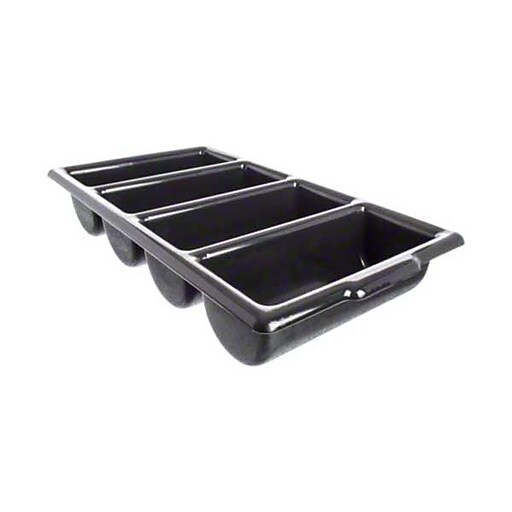 Tablecraft 1524B, Cutlery Bin, Black at Staples