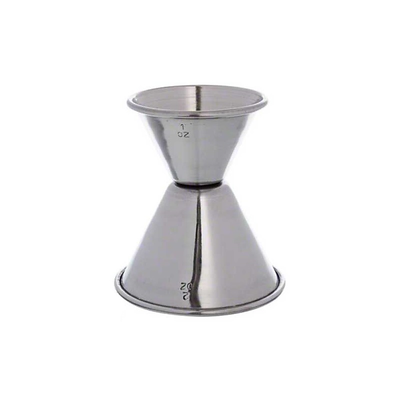 Update International JI-6, 1 x 2 oz Stainless Steel Jigger image 1