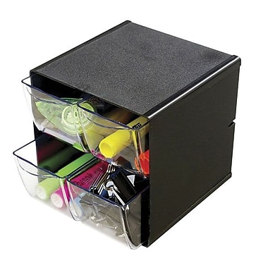 cube organizer stackable deflecto drawer staples reviewsnapshot write num average rating