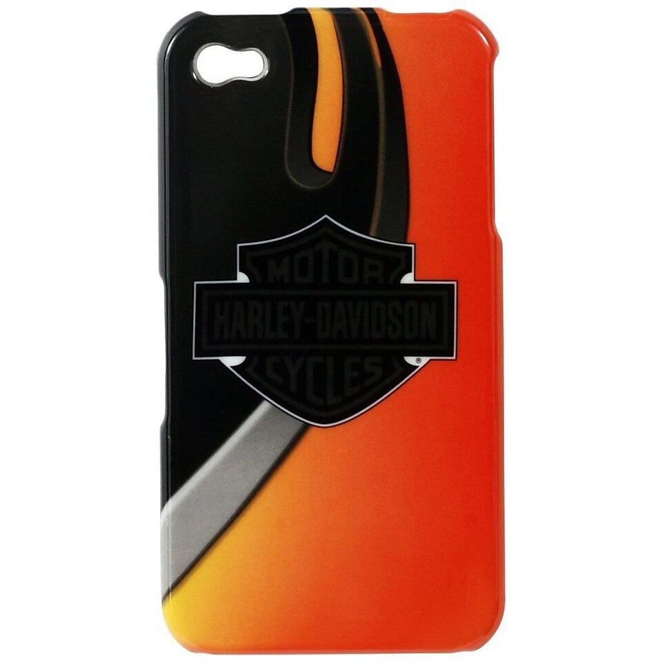 Fuse Harley Davidson Flame Case For iPhone 4 & 4S, Black
