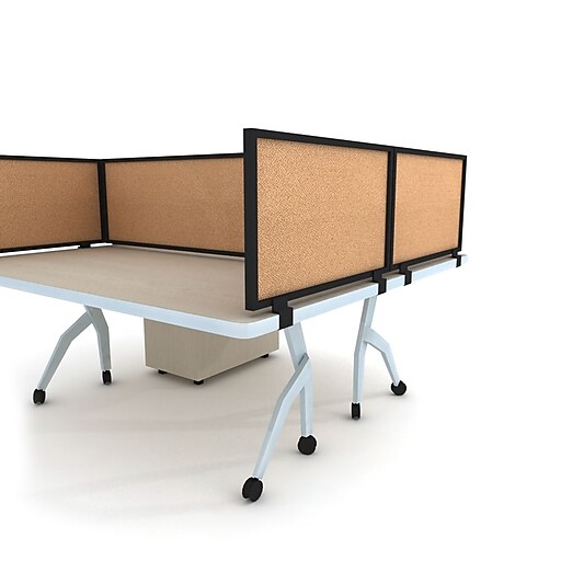 Obex Acoustical Desk Mount 18 Hx72 W Privacy Panel 18x72abcdm