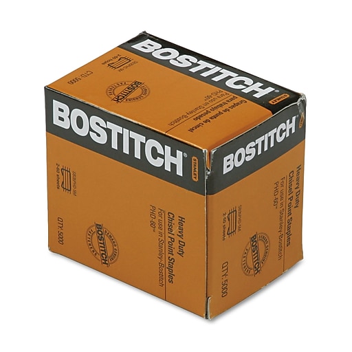 3,000 Count Total 3 Pack of 1,000 Count Stanley Bostitch Staples Heavy Duty 