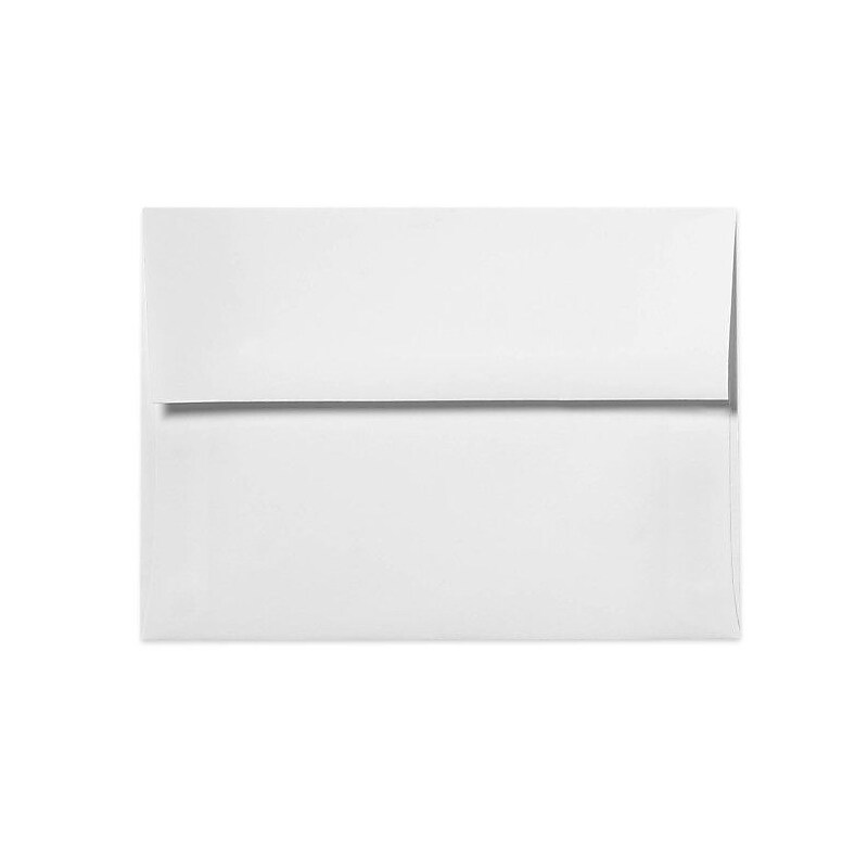 LUX A4 Invitation Envelopes (4 1/4 x 6 1/4) 250/Box, White - 100% Recycled (4872-WPC-250) image 1