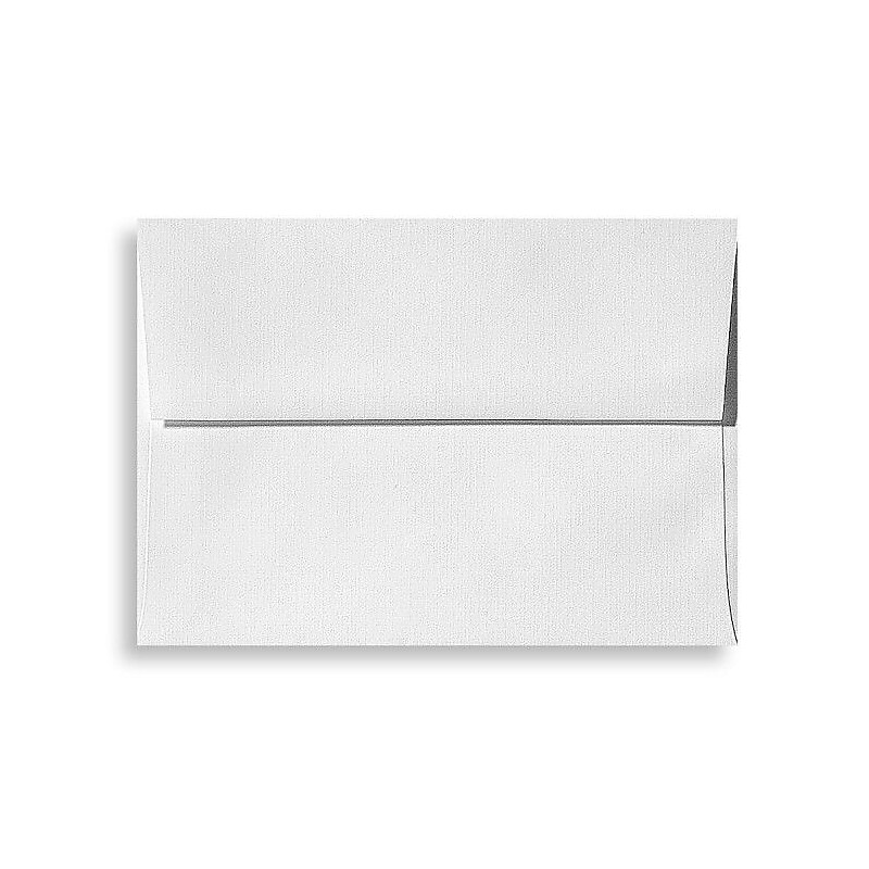 LUX A4 Invitation Envelopes (4 1/4 x 6 1/4) 1000/Box, White Linen (4872-WLI-1000) image 1