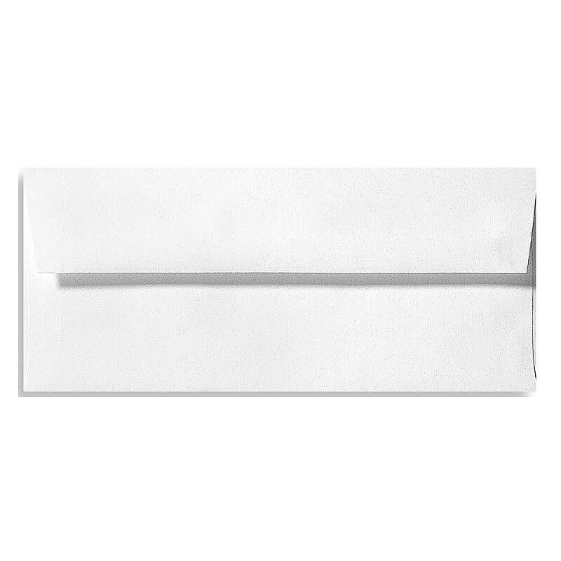 LUX 70lb 4 1/8"x9 1/2" Square Flap #10 Envelopes, Bright White, 500/BX image 1