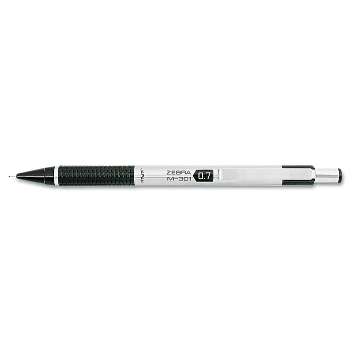 メルカル Zebra M-301 Mechanical Pencil, 0.5mm, #2 Medium Lead, Dozen