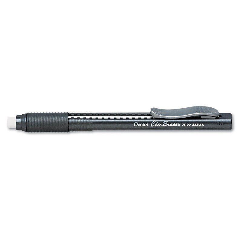 Pentel Clic Stick Eraser, Black (124836) image 1