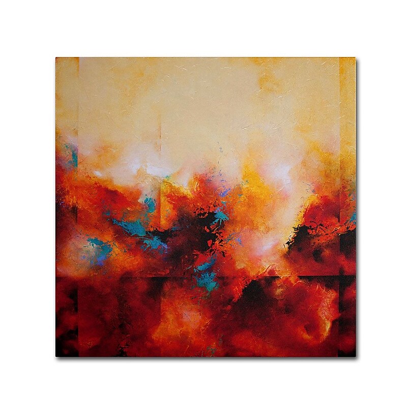 Trademark Fine Art 'Light Strides' 14" x 14" Canvas Art image 1