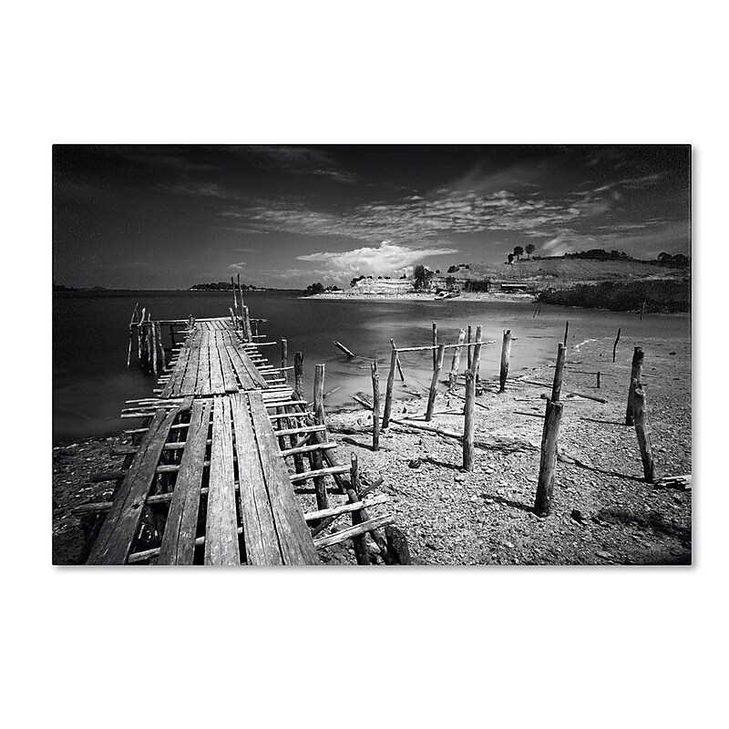 Trademark Fine Art 12" x 19" Hidden Wooden Frame Reach image 1