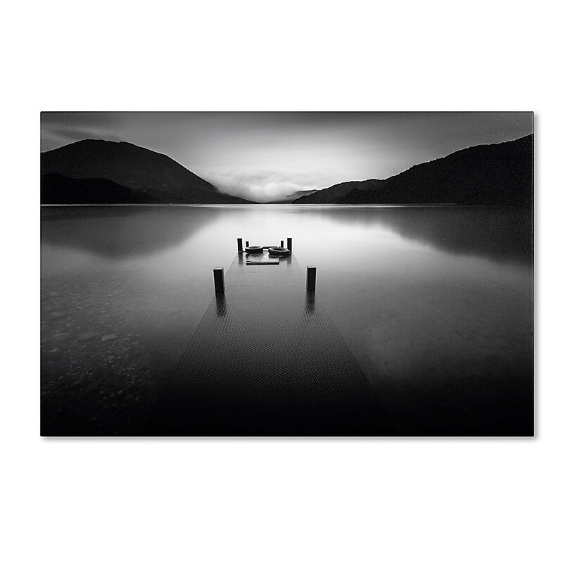 Trademark Fine Art 12" x 19" Wooden Frame Sengtigahama Canvas Wall image 1