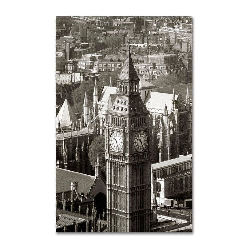 Trademark Fine Art 'Big Ben View II' 22" x 32" Canvas Art image 1