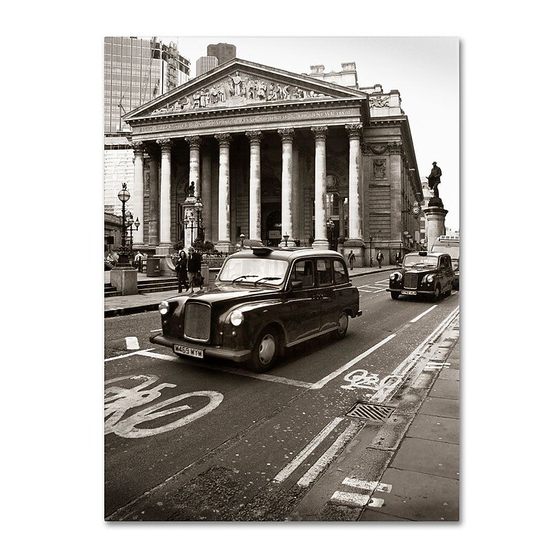 Trademark Fine Art 'London Exchange' 18" x 24" Canvas Art image 1