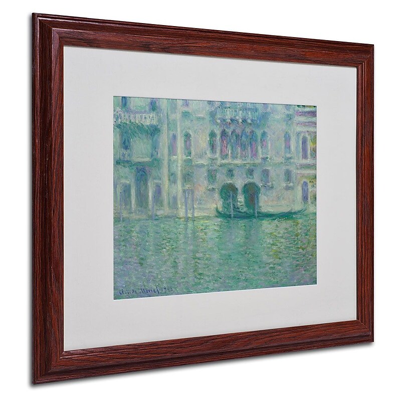 Trademark Fine Art 'Palazzo da Mula Venice' 16" x 20" Wood Frame Art image 1