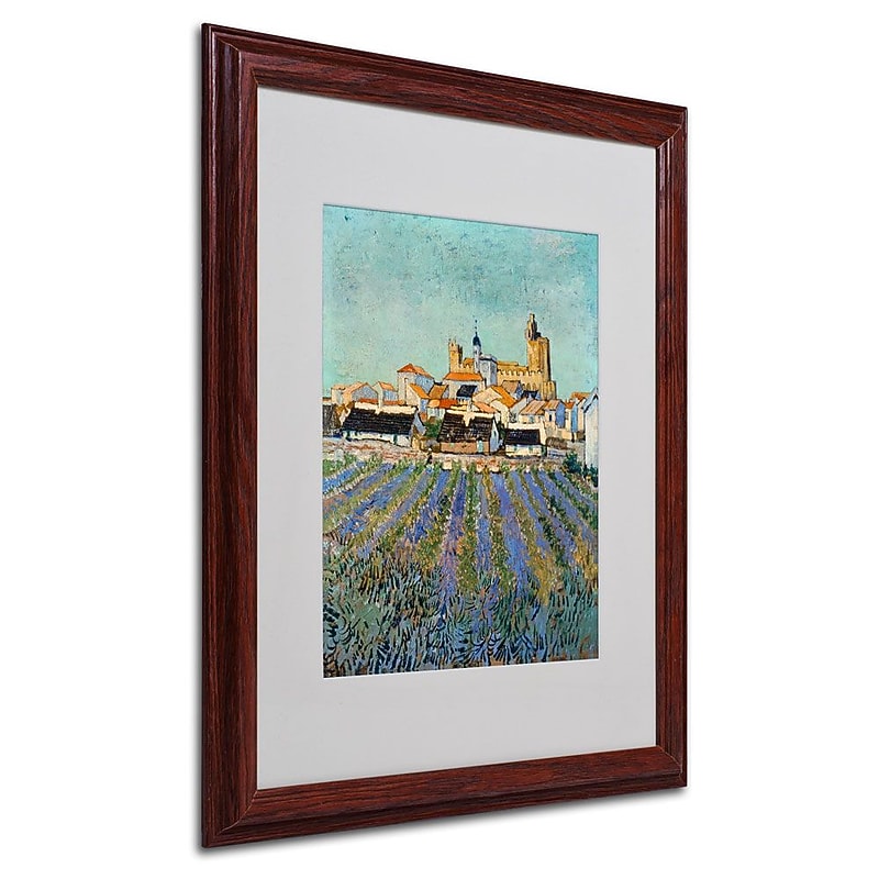 Trademark Fine Art 'Saintes Maries' 16" x 20" Wood Frame Art image 1