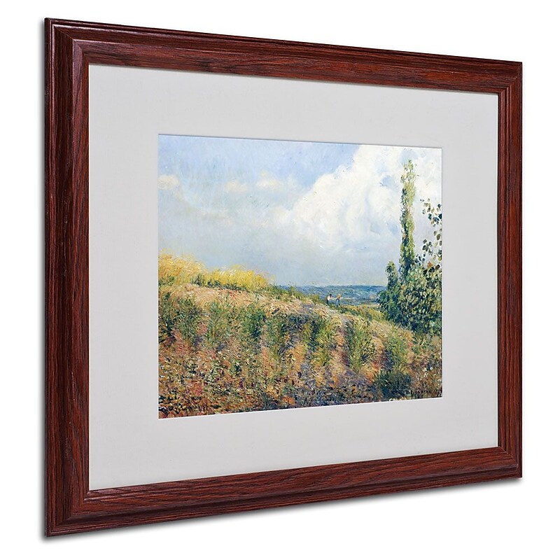 Trademark Fine Art 'The Approaching Storm' 16" x 20" Wood Frame Art image 1