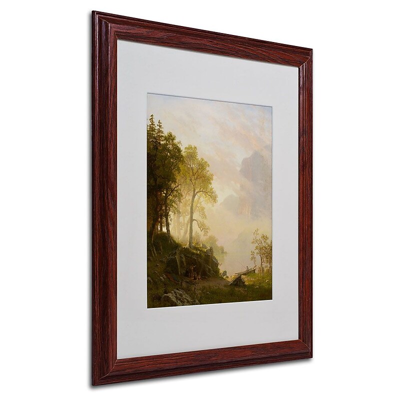 Trademark Fine Art 'The Merced River' 16" x 20" Wood Frame Art image 1