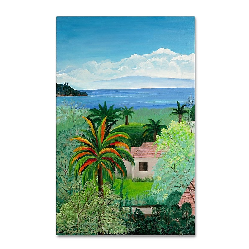 Trademark Fine Art Costa Rican Beach' 22" x 32" Canvas Art image 1