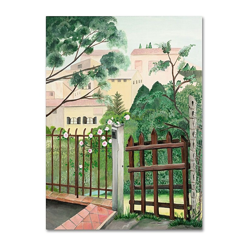Trademark Fine Art Valley Homes' 24" x 32" Canvas Art image 1