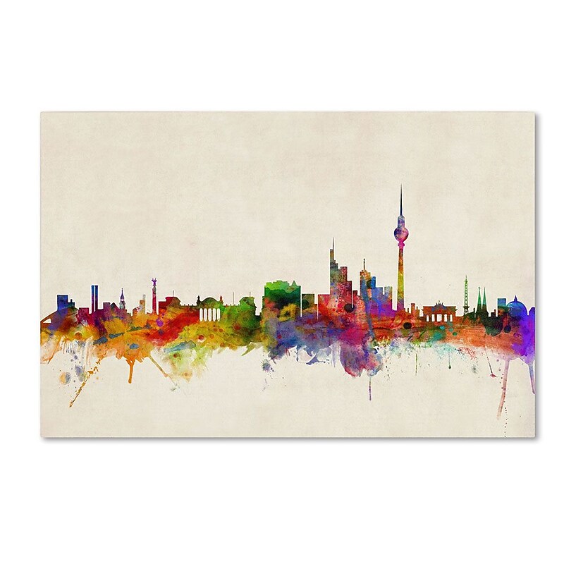 Trademark Fine Art 'Berlin, Germany' 22" x 32" Canvas Art image 1