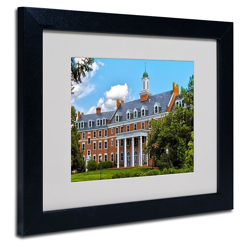 Trademark Fine Art 'Graduate School' 11" x 14" Black Frame Art image 1