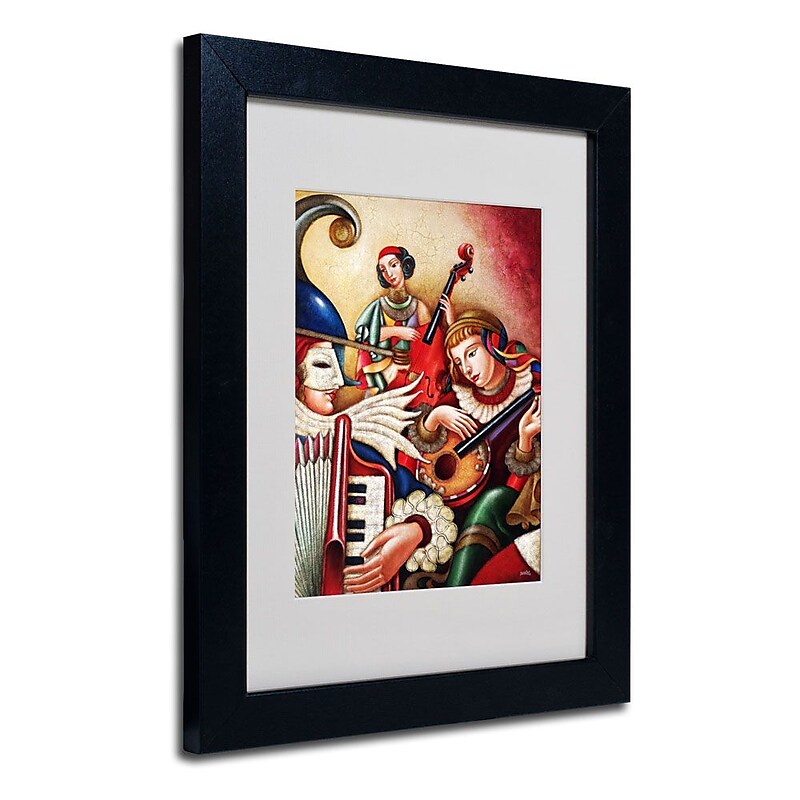 Trademark Fine Art 'Inspiriacion' 11" x 14" Wood Frame Art image 1