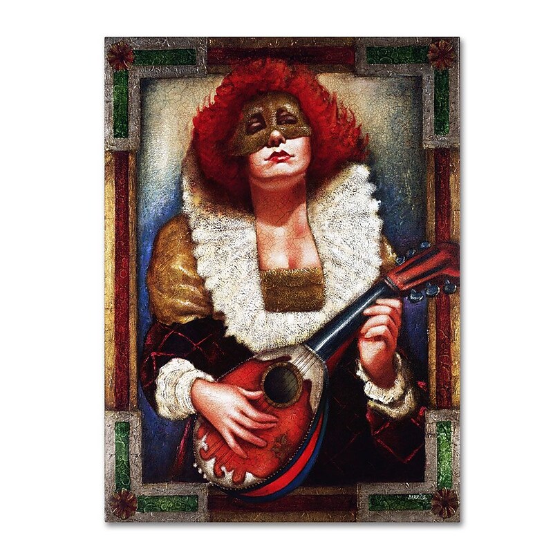 Trademark Fine Art 'Lady of Laudes' 35" x 47" Canvas Art image 1