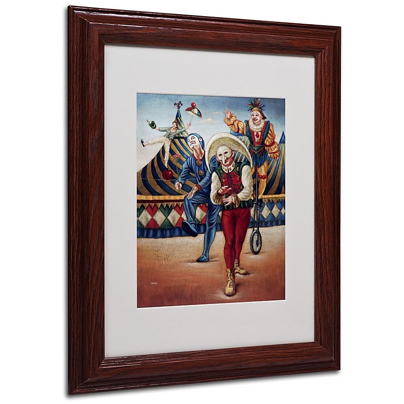 Trademark Fine Art 'Runda Rondinel' 11" x 14" Wood Frame Art image 1