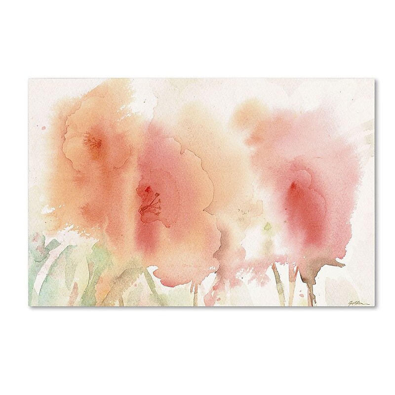 Trademark Fine Art 'Coral Composition' 16" x 24" Canvas Art image 1