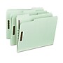 Smead 100% Recycled Pressboard Classification Folders, Letter Size, Gray/Green, 25/Box (15003)~#|#~m000234277_sc7