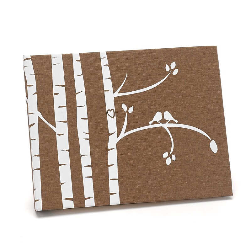 HBH™ Birch Trees Guest Book, Taupe image 1